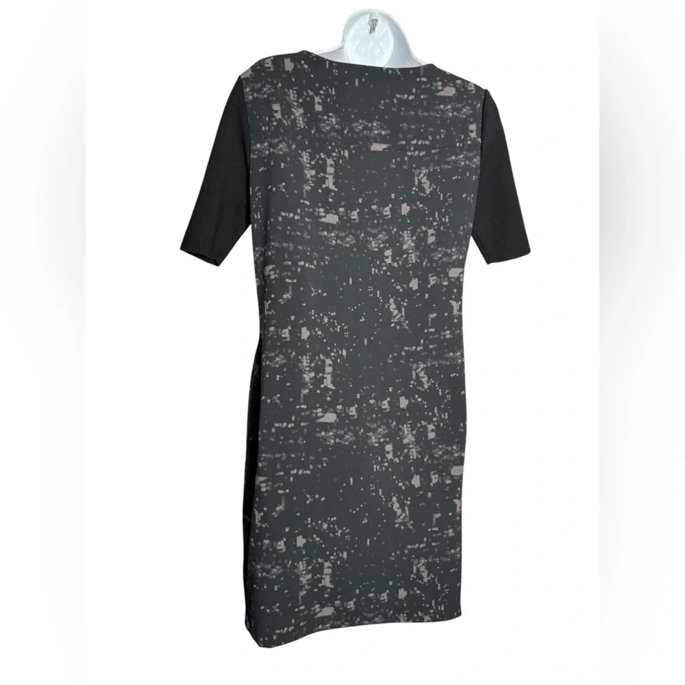 Elie‎ Tahari For Design Nation Dress Size Small Black & Gray Sheath Dress 🖤🩶